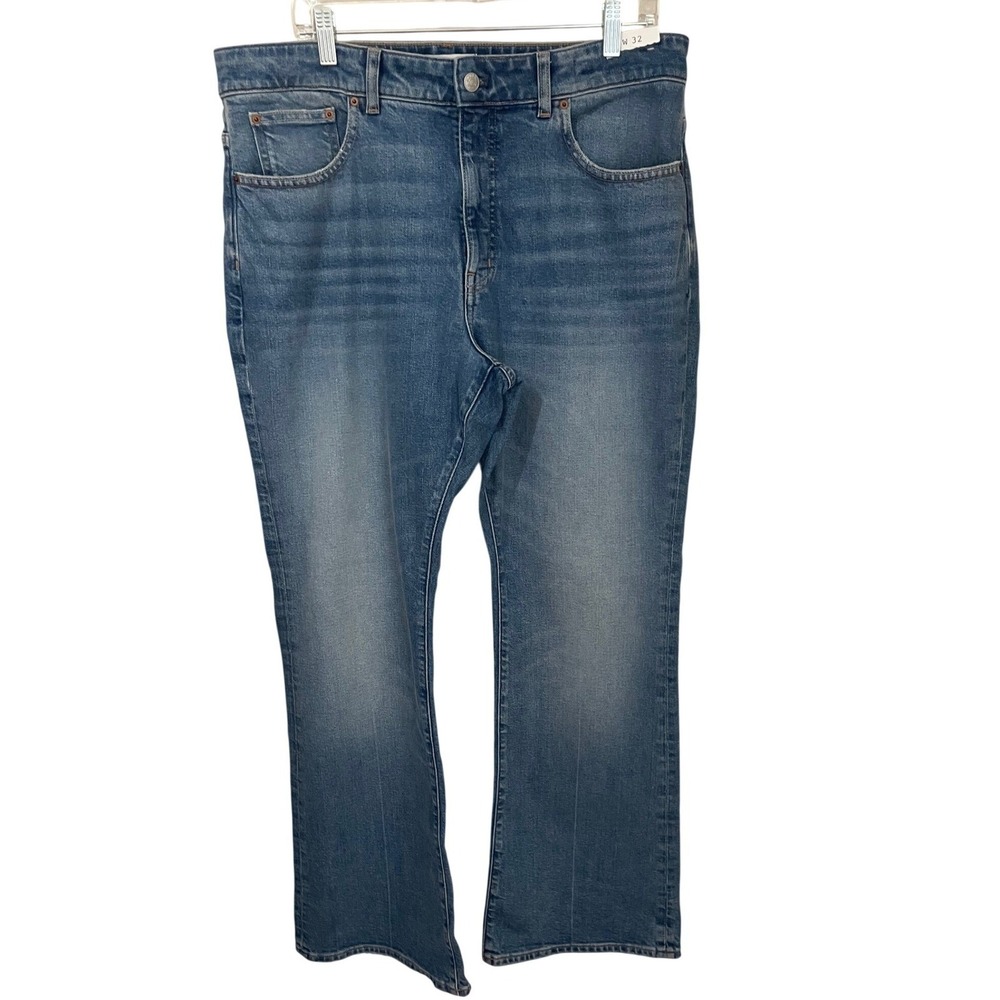 Madewell The Curvy Vintage Flare Jeans Size 32 Blue Medium Wash NWT